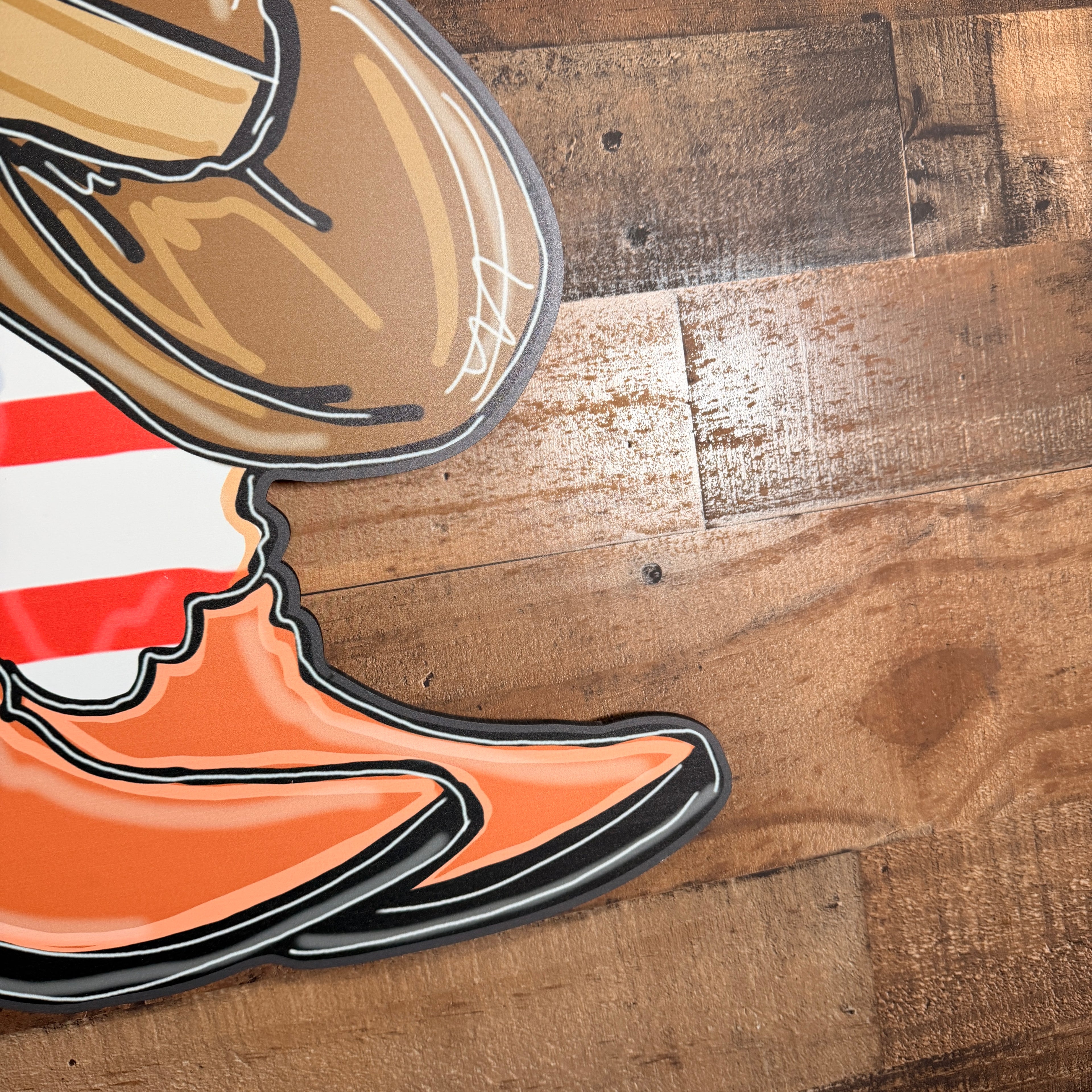 Cowboy Americana Wall Art, American Flag Cowboy Boots Decor, Rustic Country Wall Hanging, Patriotic Home Gift